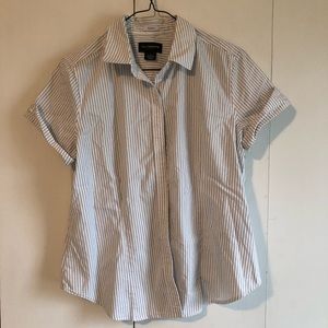 ❤️ 5 for $15! 💚 Women's Short Sleeve Button Up Blouse